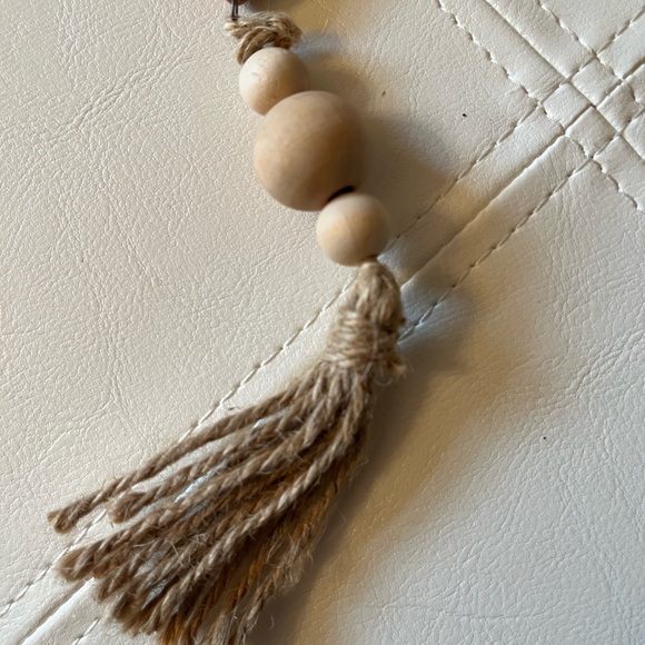 NWT Brown Snowflake Ornament with Tassel - Picture 3 of 7